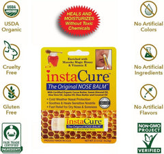 INSTACURE baume nez vitamine E, hydratation durable.