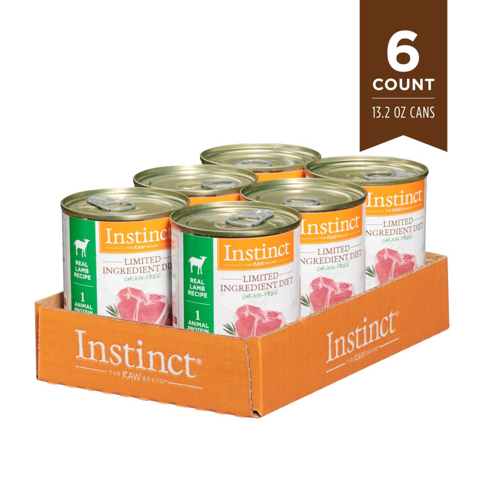 Instinct servir-en-repas chien agneau, repas principal