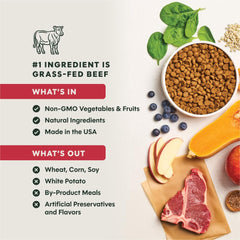 Enrobage de boeuf cru frais, Instinct BeNatural, goût amélioré.