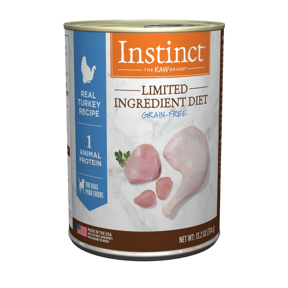 Instinct conserve chien dinde reelle — protéine unique et digestion facilitée.
