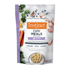 Emballage Instinct, aliments crus lyophilisés chaton, transition facile vers une proteine elevee