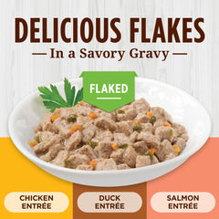 Poulet cage-free d'Instinct dans sauce, texture en flocons