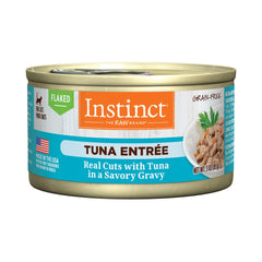 Boîte Instinct Flaked Entrée Chat Thon, emballage extérieur pratique pour le quotidien du chat.