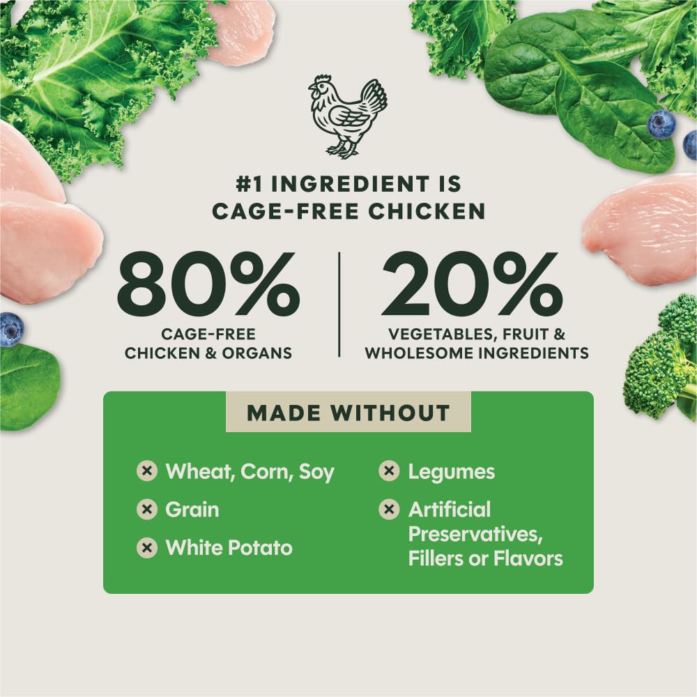 Instinct FreshDried sans cereales, avantage d'une alimentation naturelle et légère