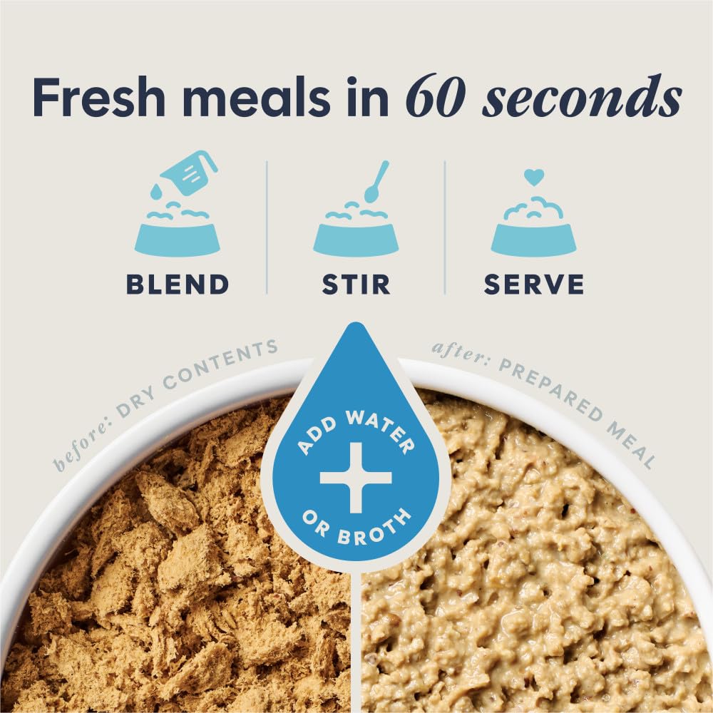 Instinct FreshDried Pâtés mer et terre offre saveur équilibrée.