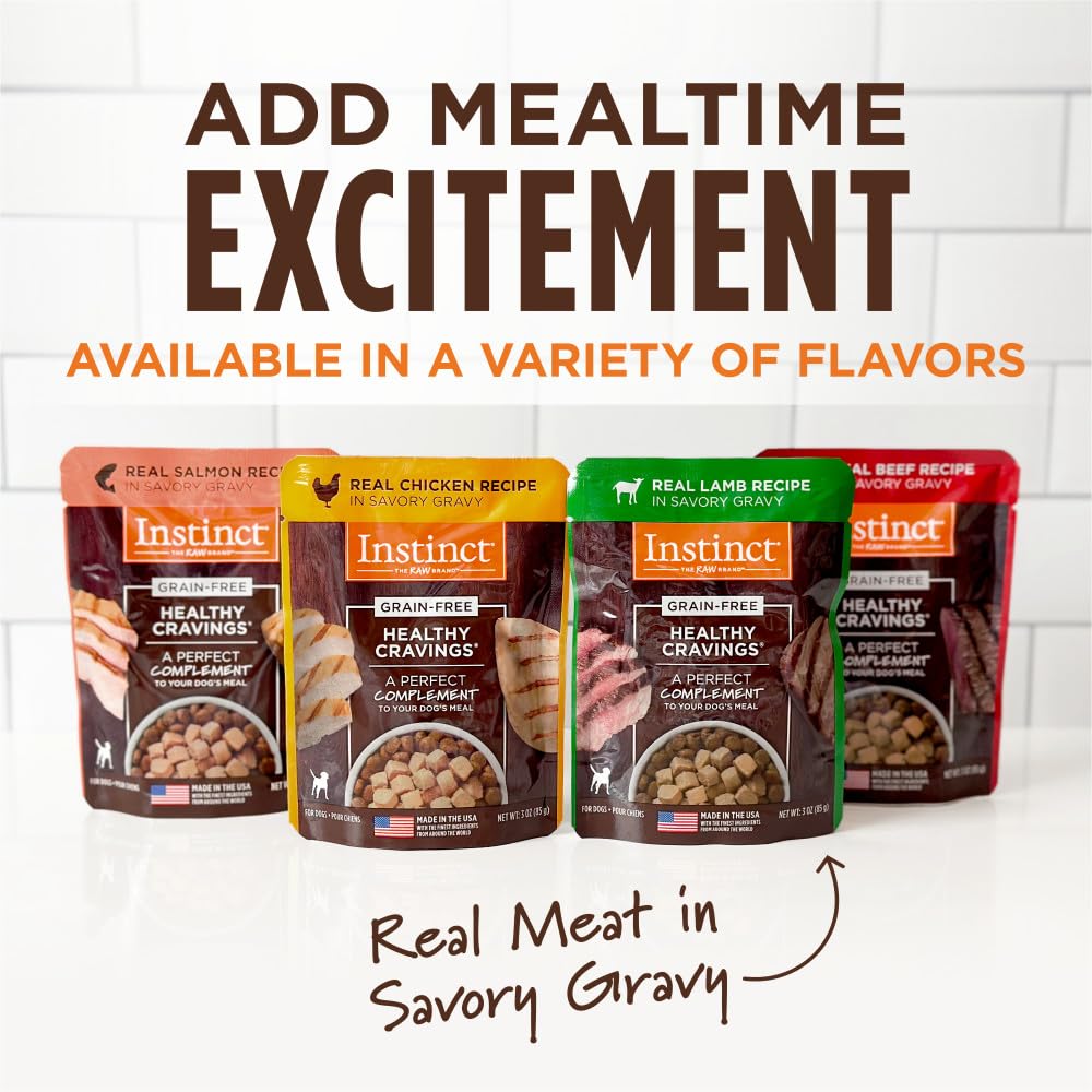 Instinct Cravings Saines - Soutien digestion et pelage possible.