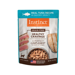 Instinct Healthy Cravings thon sans cereales sachets 3oz: morceaux tendres pour varier les repas