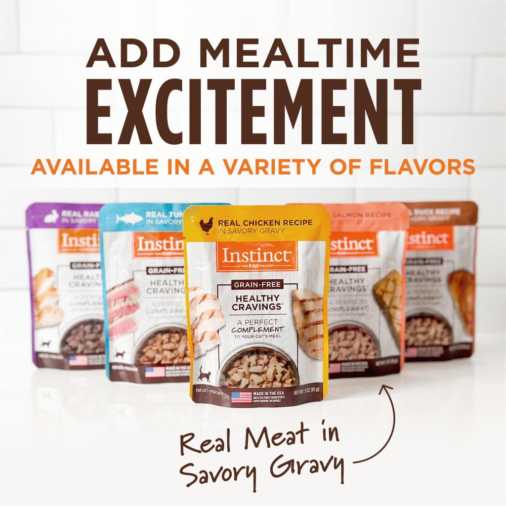 Instinct Healthy Cravings, topping en sauce savoureuse pour plus d'humidité.