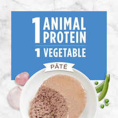 Nourriture sans céréales Instinct, dinde, ingrédients simples pour une alimentation claire.