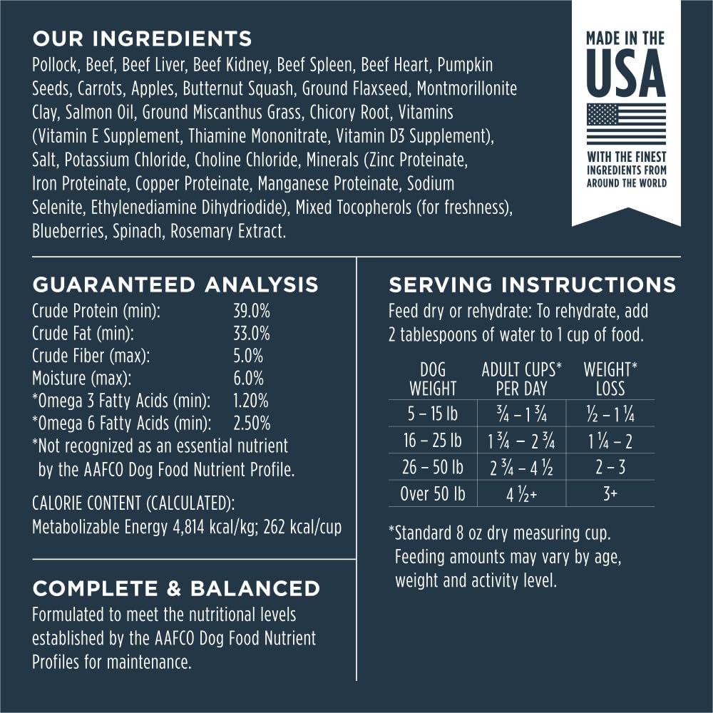 Instinct nutrition pollock 3oz – alimentation naturelle et complète.