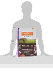 Croquettes enrobées cru Instinct Original pour une saveur renforcée et nutritionnelle.