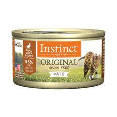 Instinct Original Pâté pour chat, premier ingrédient canard et protéines animales