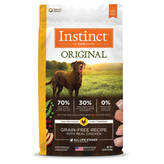 Instinct Original croquettes pour chien, emballage pratique, idéal pour l'alimentation quotidienne.