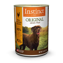 Instinct Original – pate-lisse-poulet, texture appétissante pour repas équilibré.
