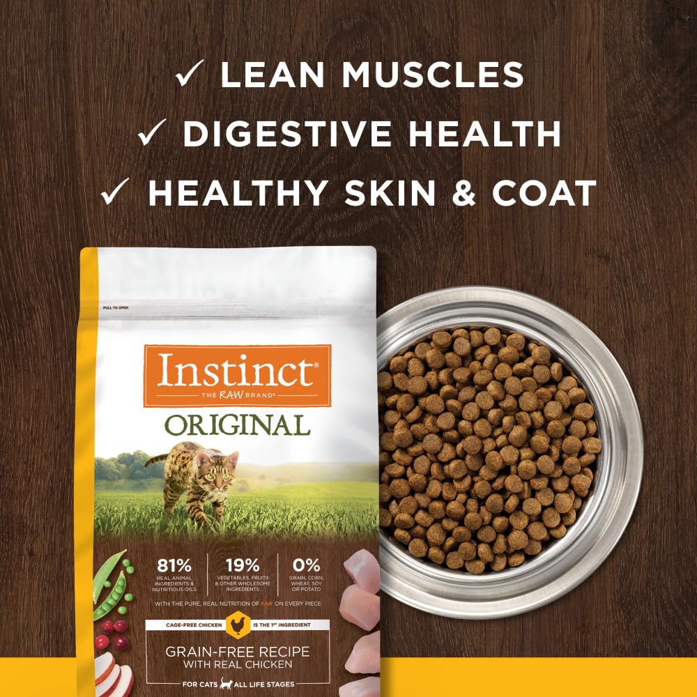 Instinct Original – pelage sain et brillant grâce aux nutriments essentiels.