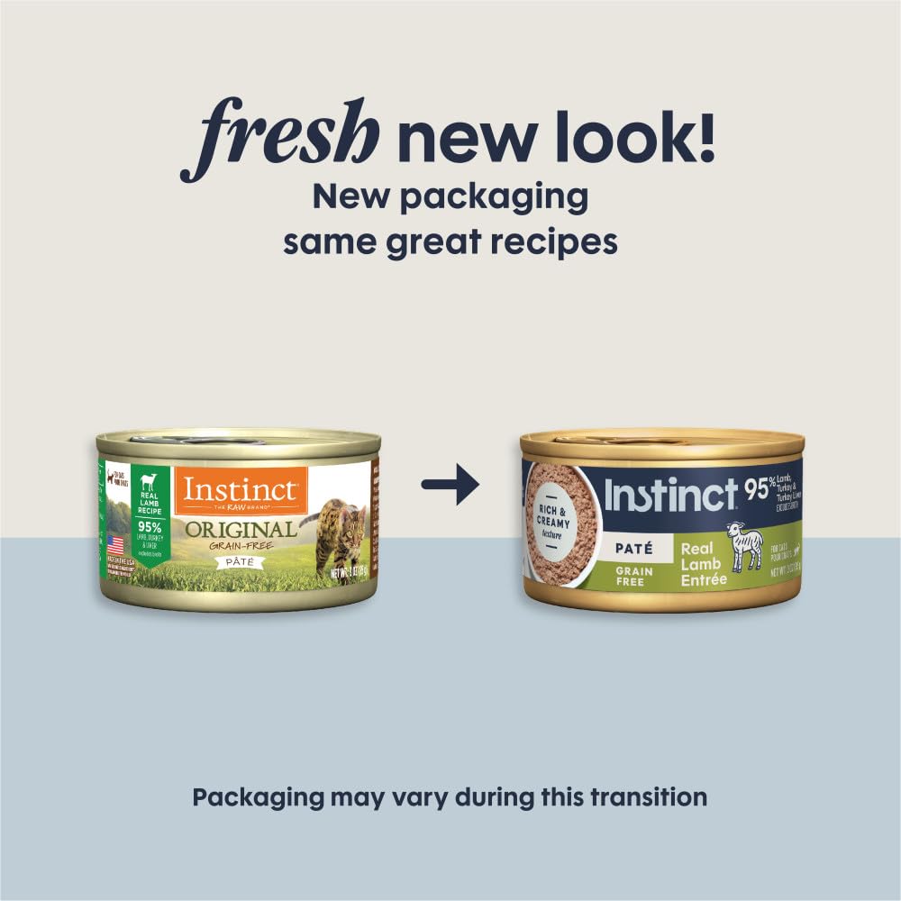 Instinct Original Pâté pour chat – ingrédients naturels pour une nutrition honnête.