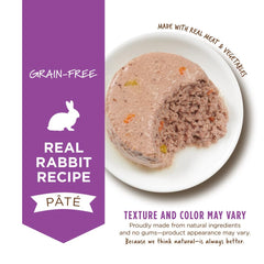 Texture onctueuse du pâté Instinct Original Lapin Pâté vue en détail.