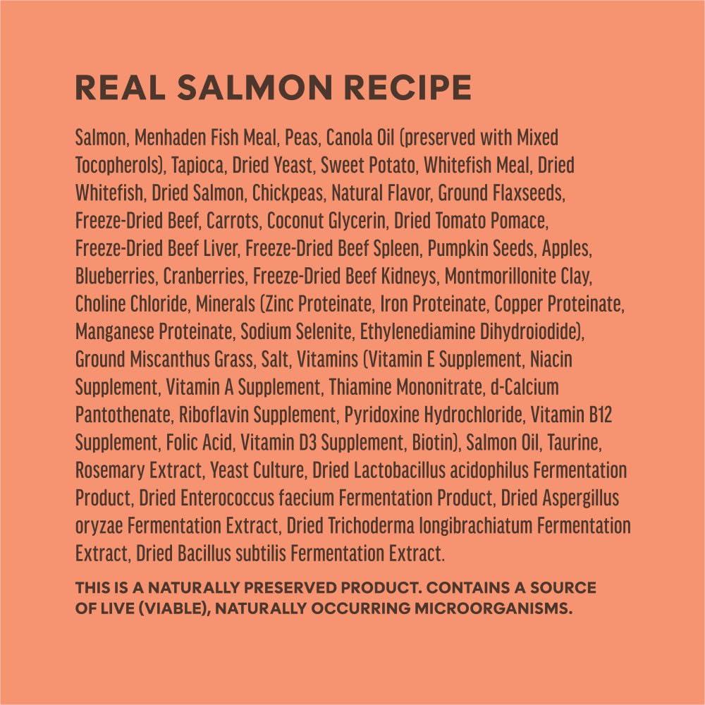 Morceaux crus frais apportent saveur naturelle et mastication.