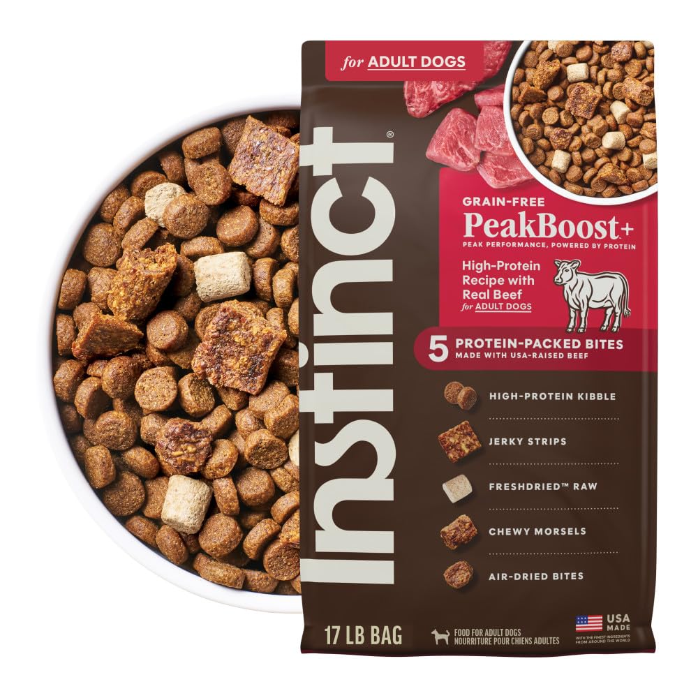Instinct PeakBoost sac-17-lb, pratique pour nourrir votre chien au quotidien.