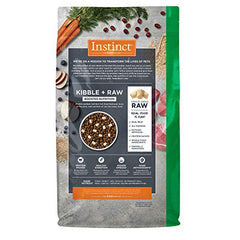 Instinct Raw Boost – croquettes croustillantes visibles sur l’emballage