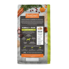 Instinct Raw Boost Light bouchées lyophilisées poulet – saveur riche et croquant.