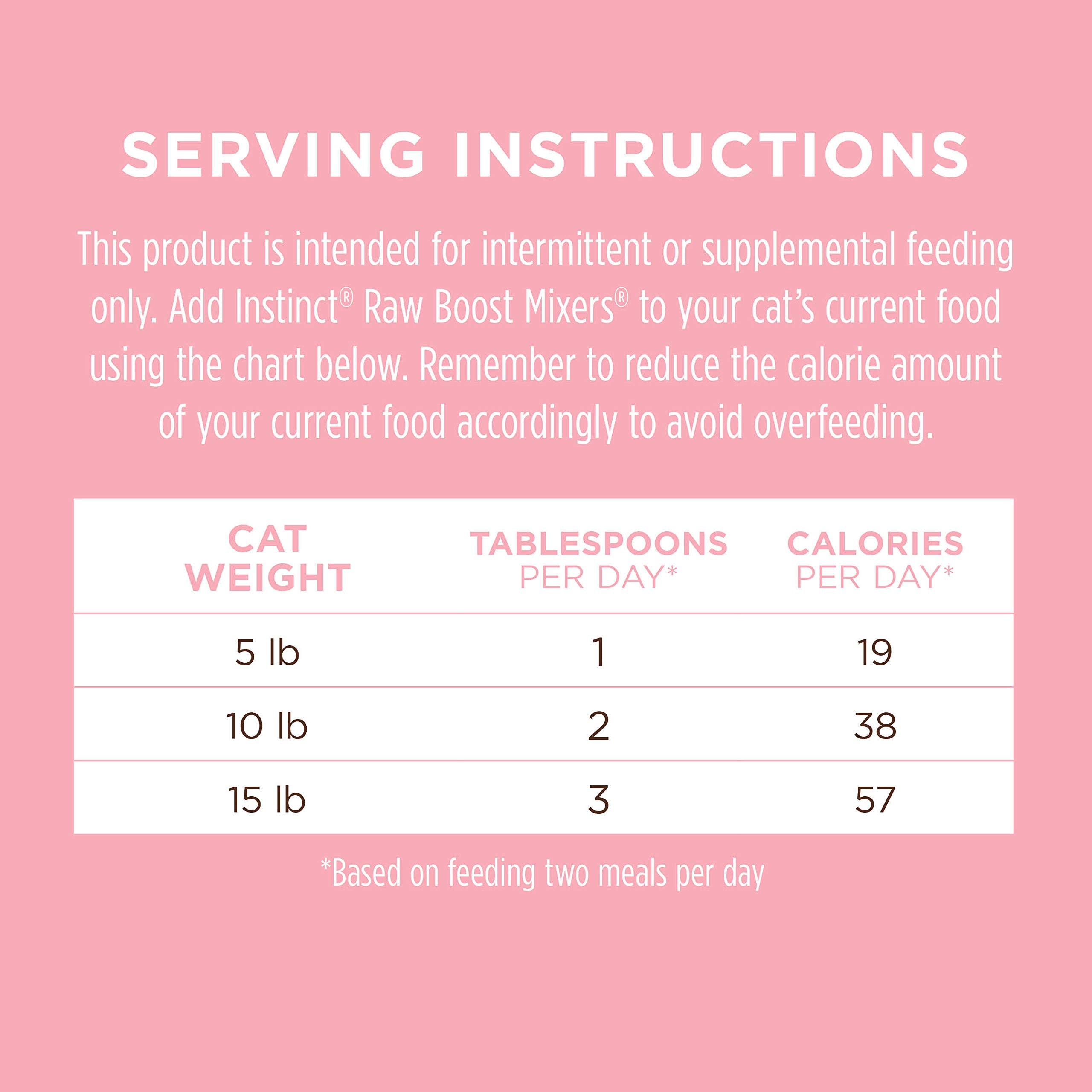 Instinct Boost Cru pour Chats — emballage pratique de 5,5 oz