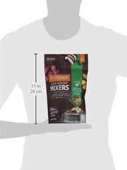 Légumes et fruits sans OGM dans Instinct Raw Boost Mixers pour l'équilibre naturel.