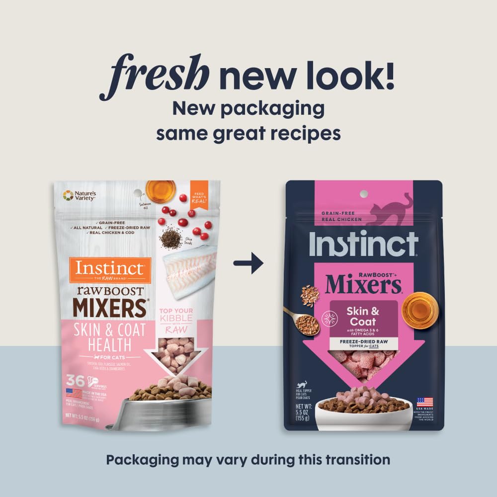 Instinct Boost Cru pour Chats — poulet élevé en liberté pour aliment sain