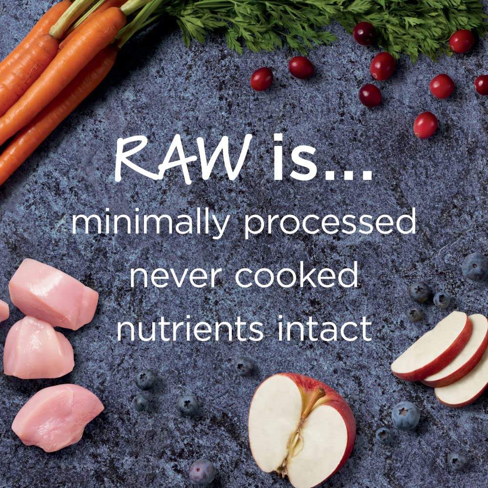 Instinct Raw Boost probiotiques-omegas-antioxydants: soutien digestion peau et immunité.