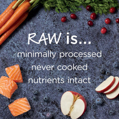 Probiotiques et oméga dans Instinct Raw Boost pour peau et digestion.