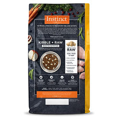 Instinct Raw Boost sans cereales: formule adaptée pour une digestion légère.