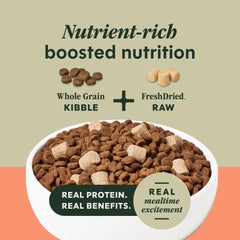 Instinct RawBoost mélange-cru-frais-seche : variété et saveur riches.