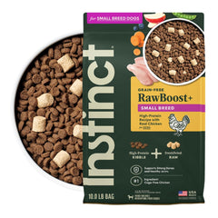 Instinct RawBoost Petit Chien - poulet reel, premier ingrédient protéique