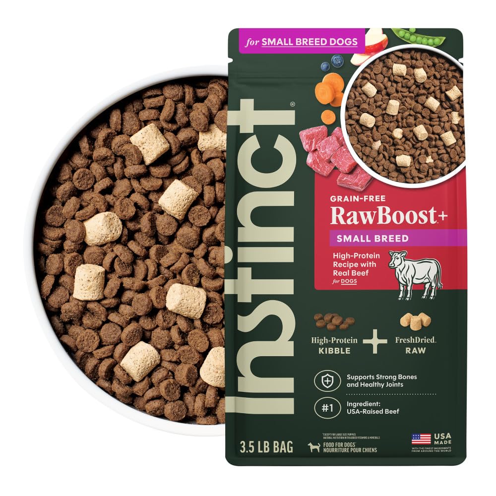 Instinct RawBoost Petite Race – emballage pratique pour petites races actives.