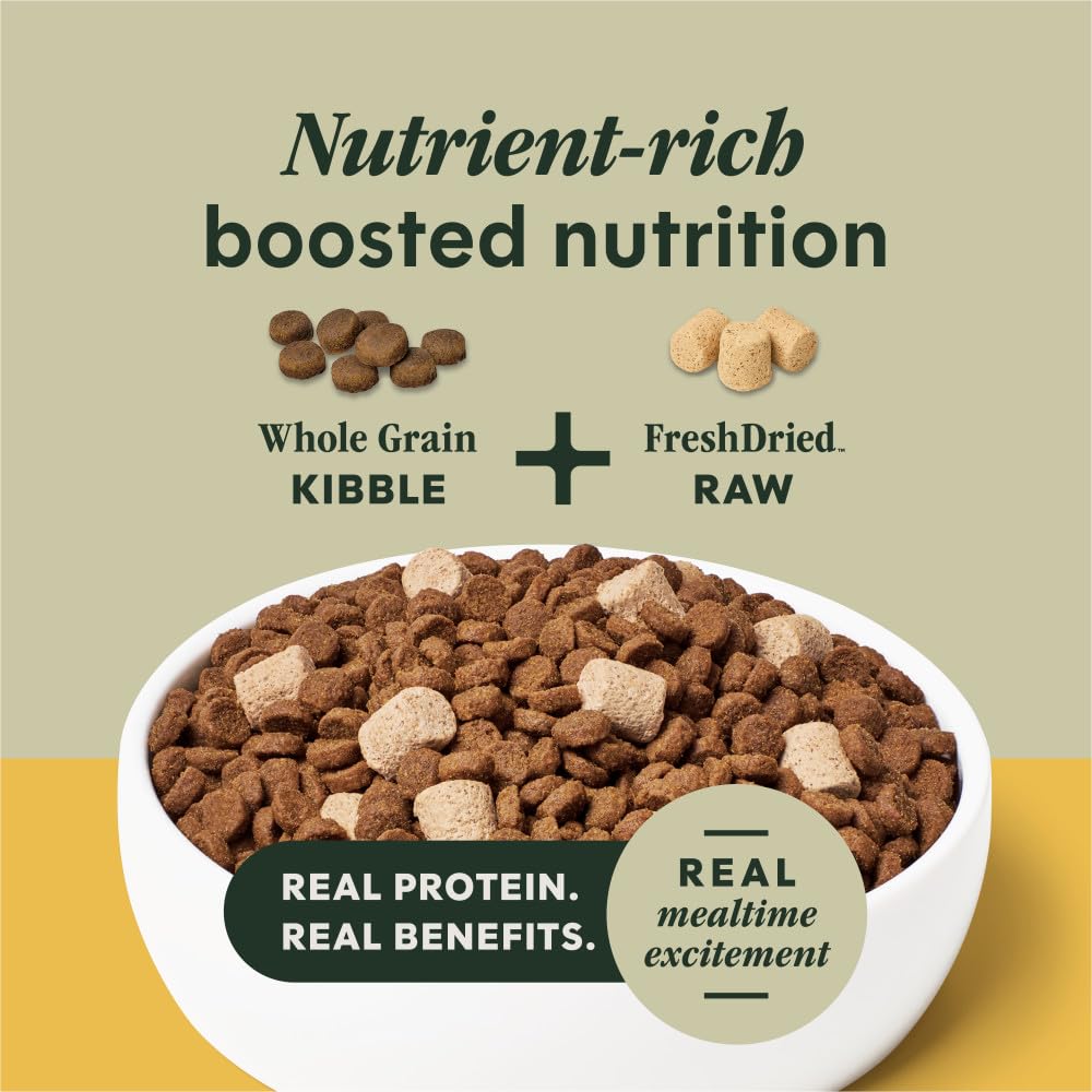 Morceaux FreshDried Raw visibles dans Instinct RawBoost Puppy