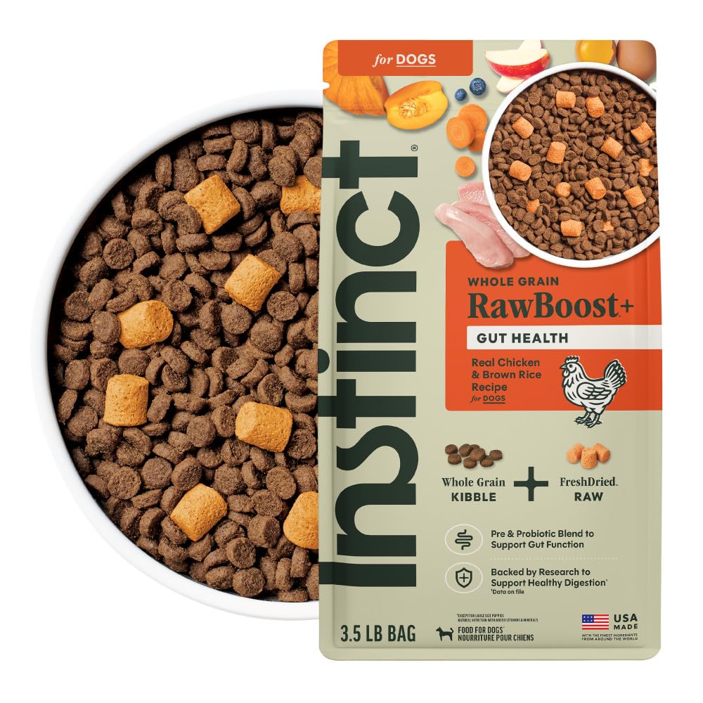 Instinct RawBoost sac sec pour chien, repas pratique et complet