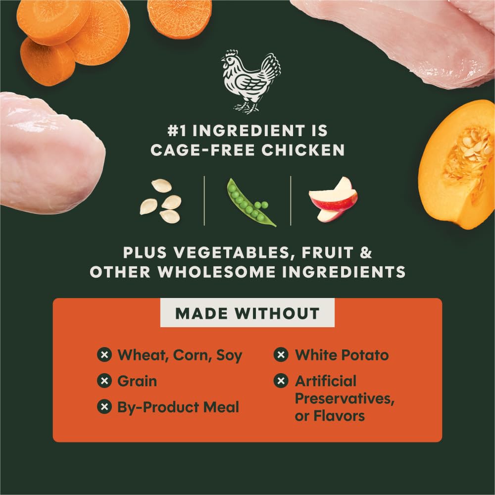 Recette sans céréales sans pommes de terre ni maïs pour chien par Instinct RawBoost.