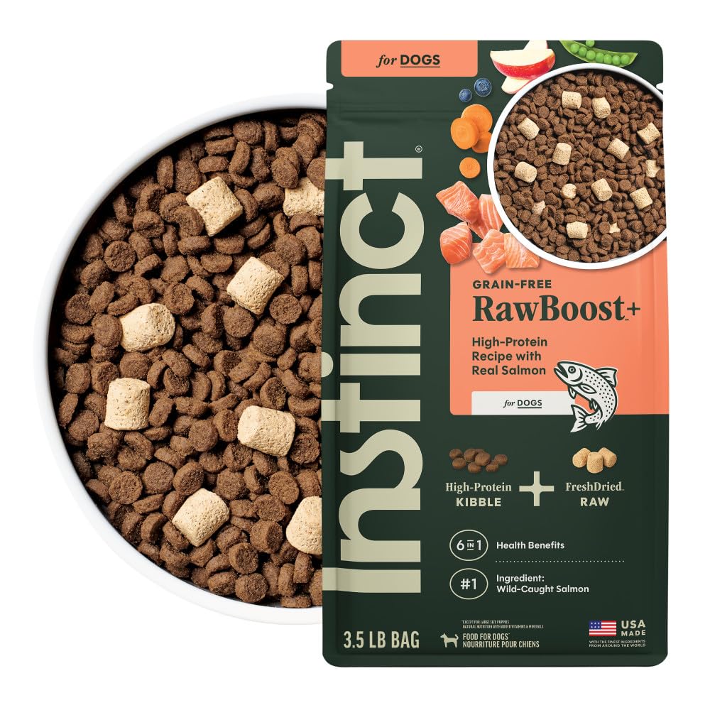 Instinct RawBoost saumon réel, morceaux protéinés pour des muscles forts