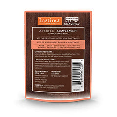 Instinct saumon sans céréales en sachet, morceaux savoureux pour chien.