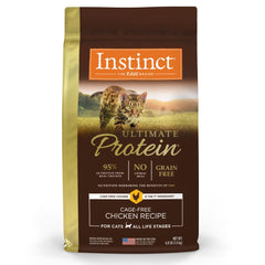 Instinct Ultimate Protein croquettes au poulet dans sac, énergie durable pour chats