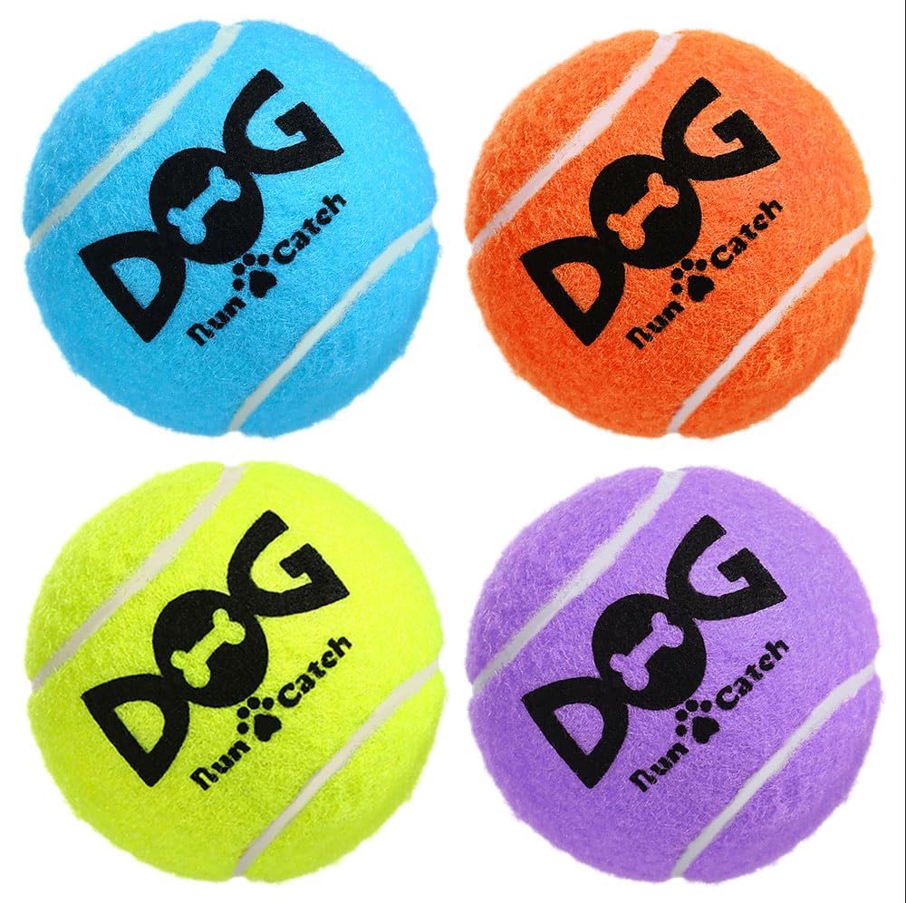 Balle sifflante INSUM 3 pouces, pack 4, idéale pour jeux en extérieur.