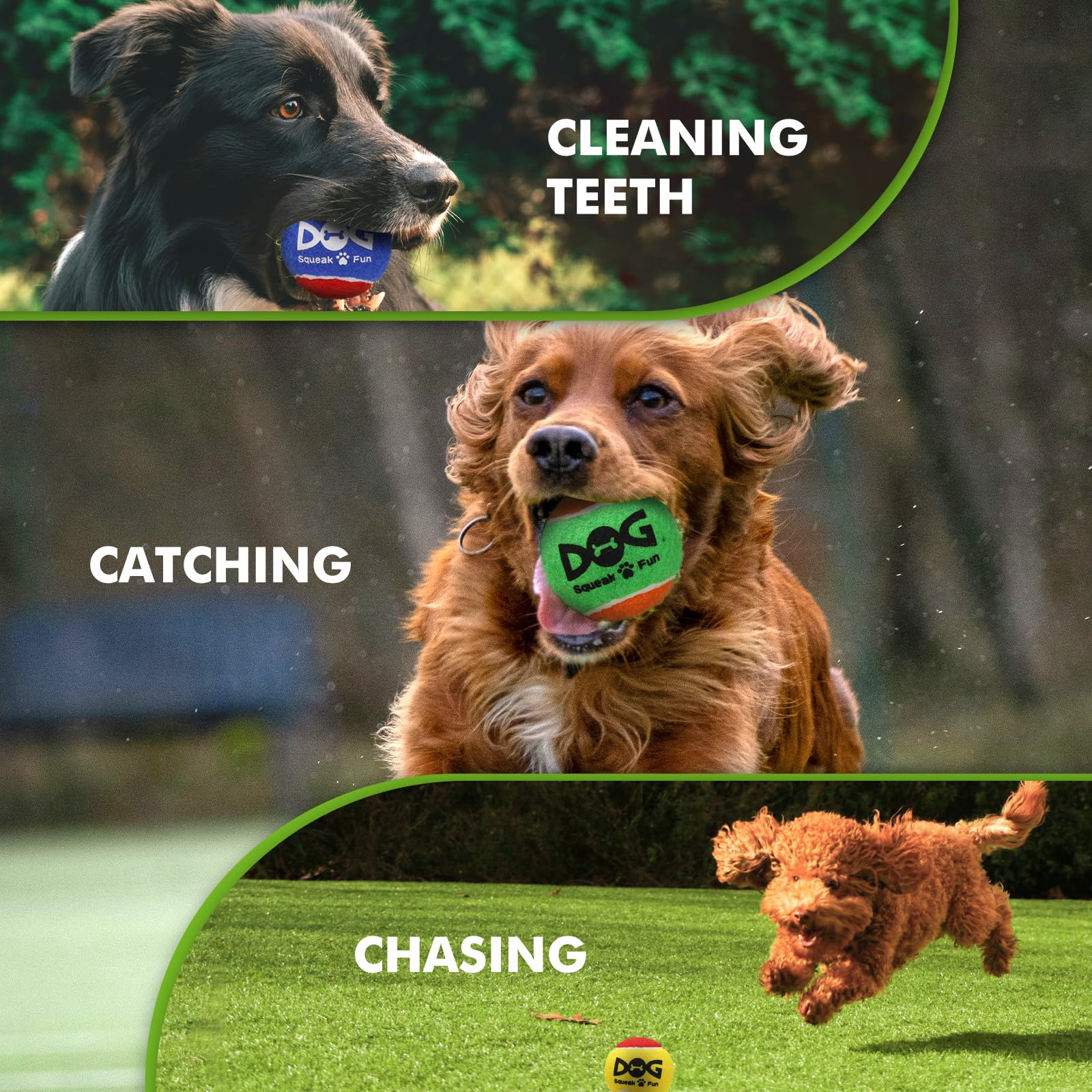 INSUM balle résistante et facile à nettoyer, parfaite pour les chiens actifs.