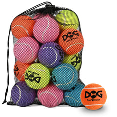 INSUM balle siffleuse tennis 2,5 pouces, rebond amusant pour chiens.