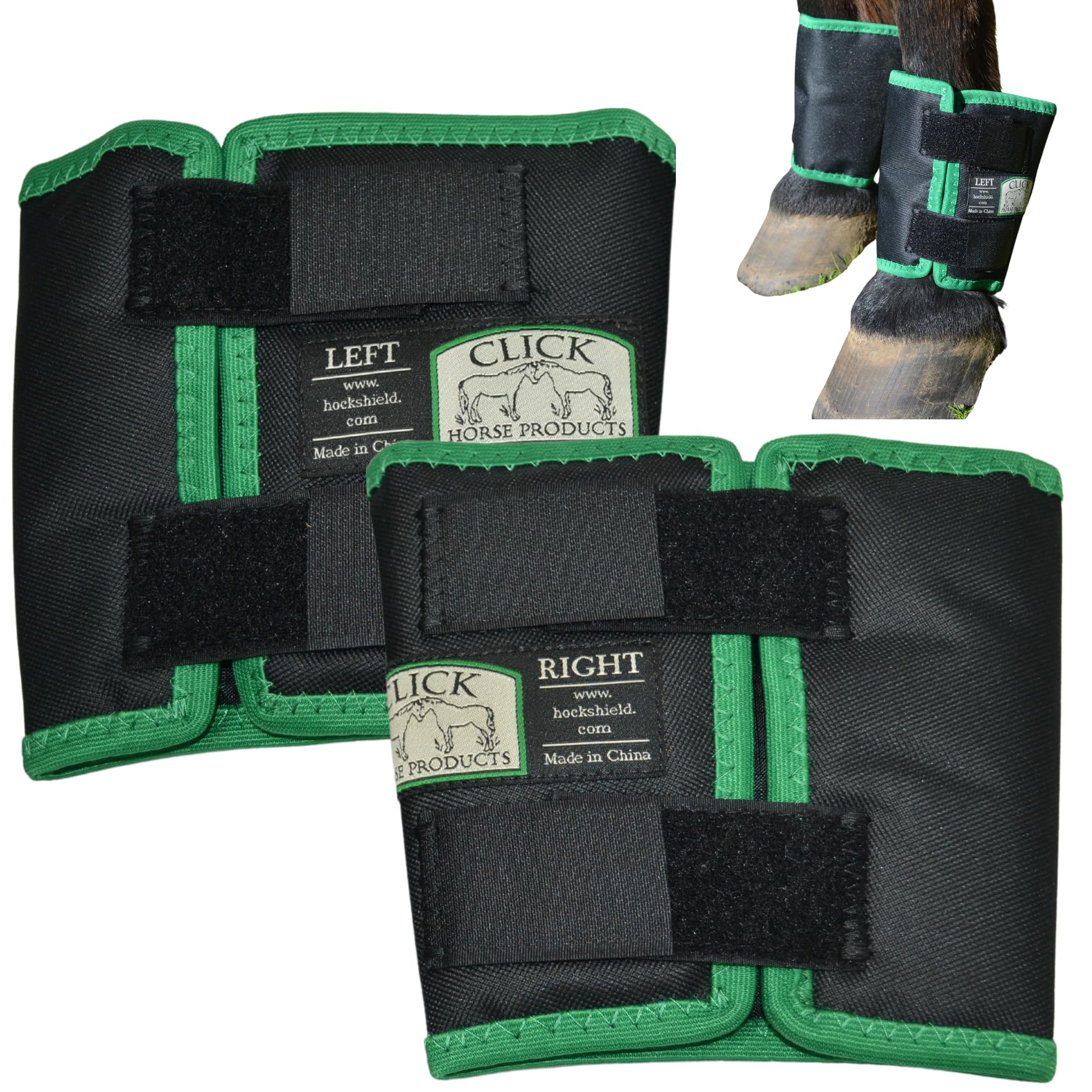 Intrepid International Click Fetlock Shield: protection du jarret contre les irritations lors du repos