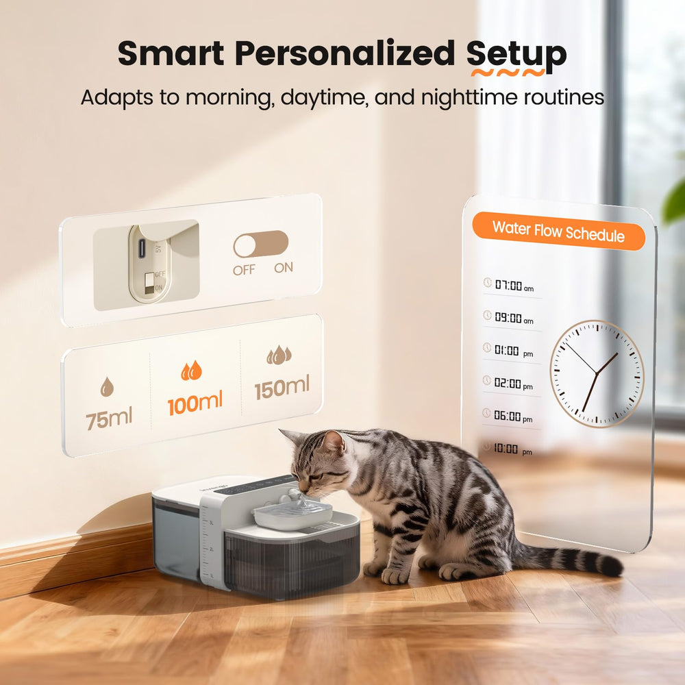 Invengo fontaine-chat corps inox 304, durable et sûr pour l eau des animaux.