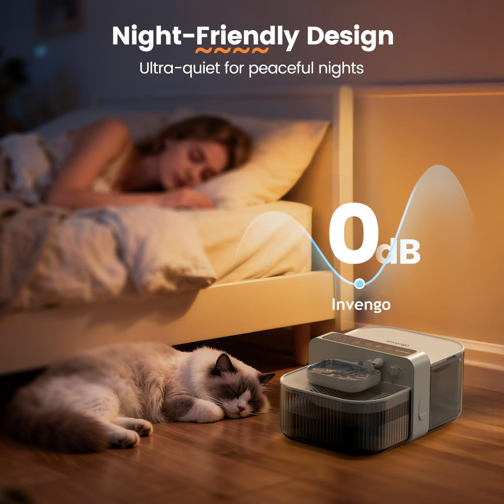 Invengo fontaine-chat design compact et élégant, s intègre facilement à l intérieur.