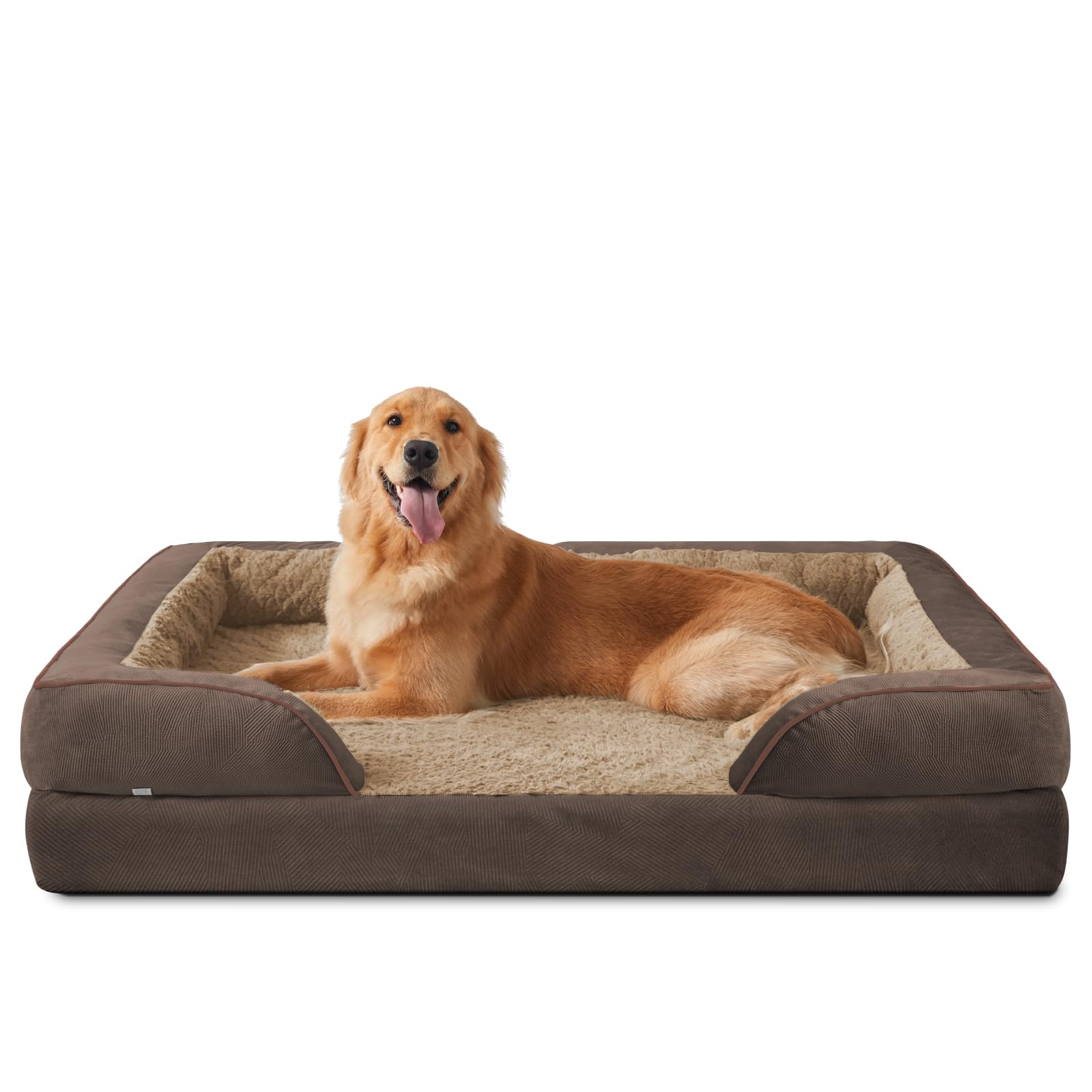 INVENHO canapé chien orthopédique xl offre un soutien lombaire et confort enveloppant.