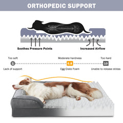 Soutien orthopédique INVENHO en mousse haute densité pour repos confortable.