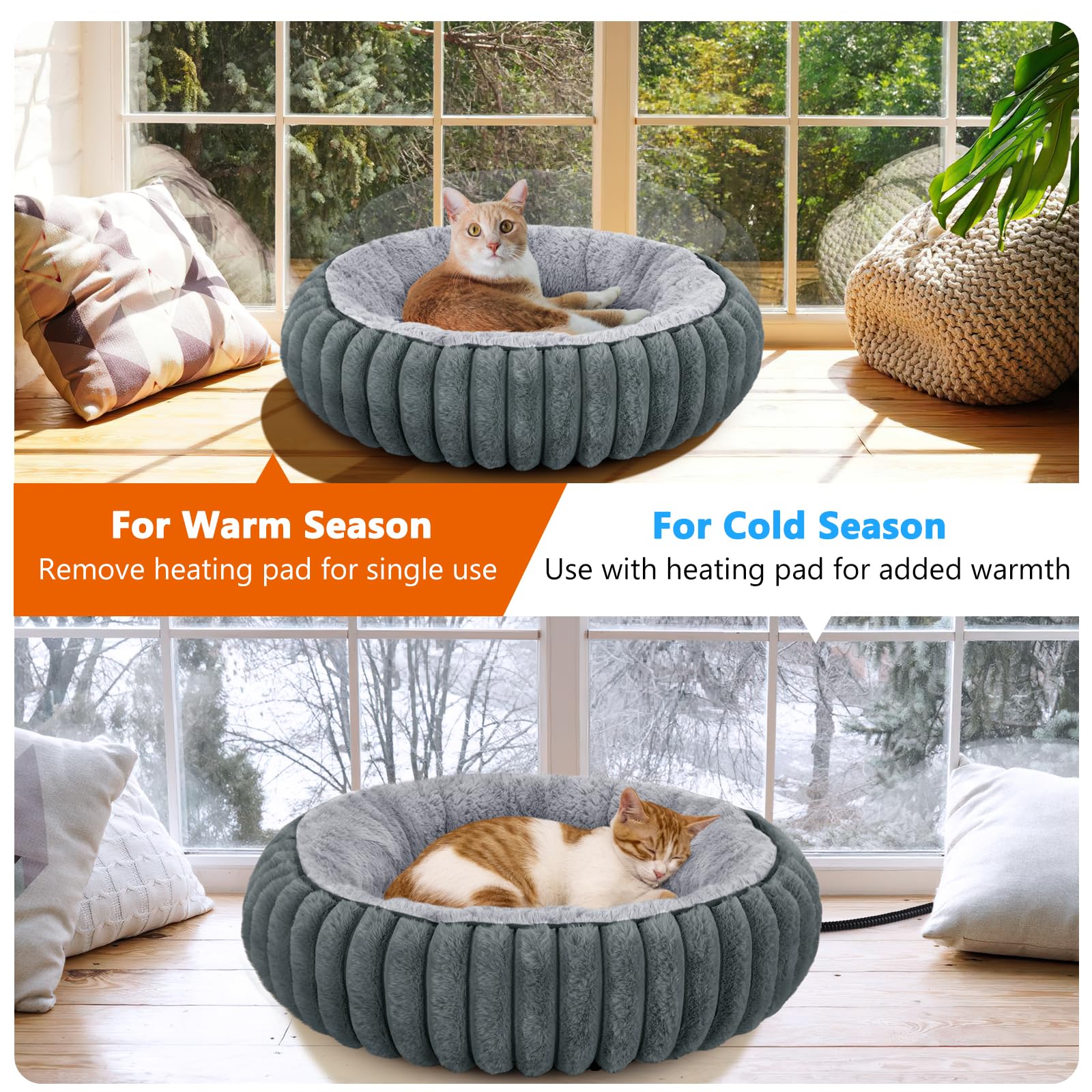Chauffage amovible INVENHO rend le lit utilisable toute l'année.