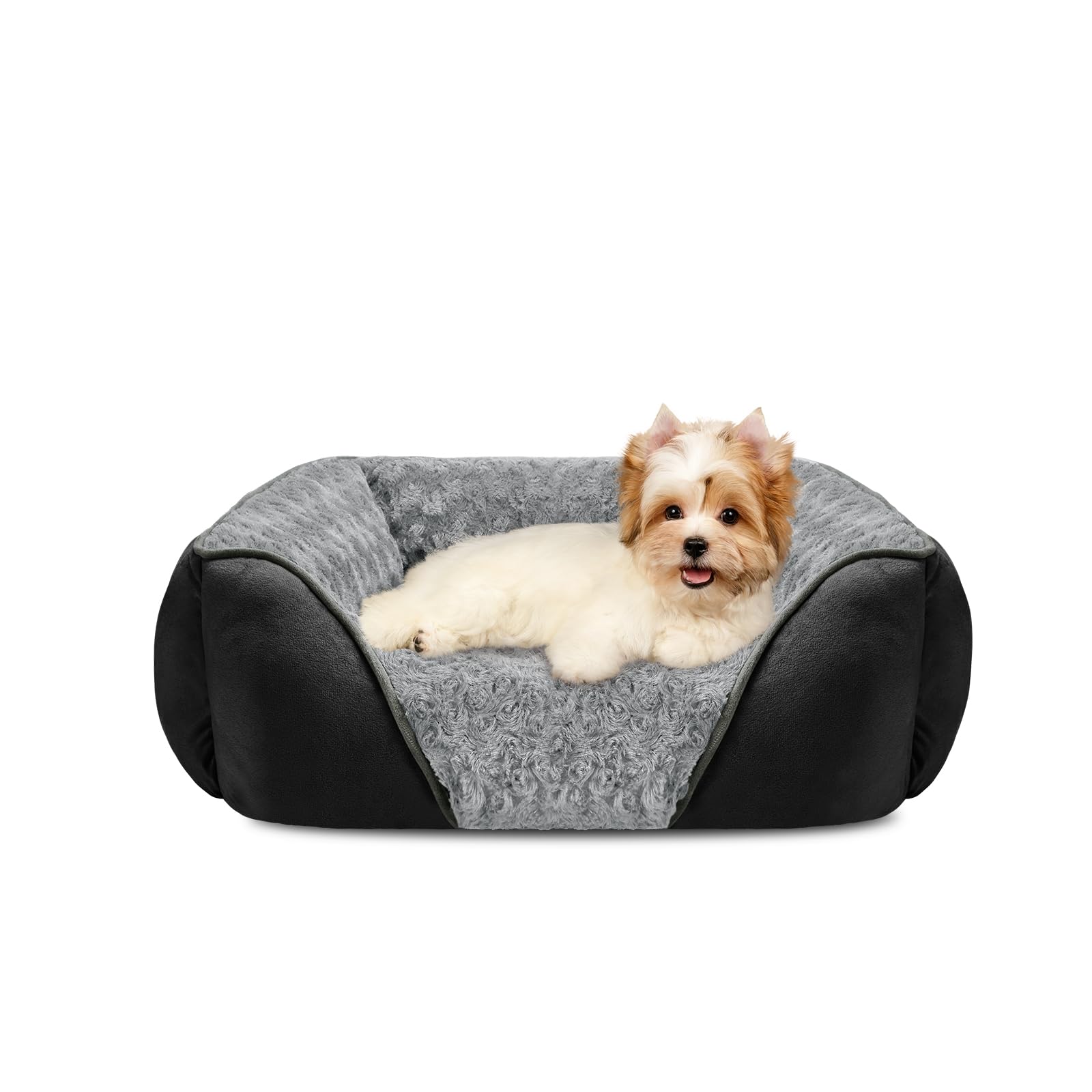 Lit INVENHO pour petit chien, rectangulaire, lavable et orthopédique